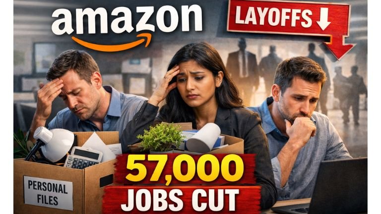 ಅಮೆಜಾನ್‌ನಲ್ಲಿ ಮತ್ತೆ ಭಾರಿ ಉದ್ಯೋಗ ವಜಾ: 3 ವರ್ಷದಲ್ಲಿ 57,000 ಮಂದಿಗೆ ಗೇಟ್ ಪಾಸ್ – AI ಕಾರಣವೇ?